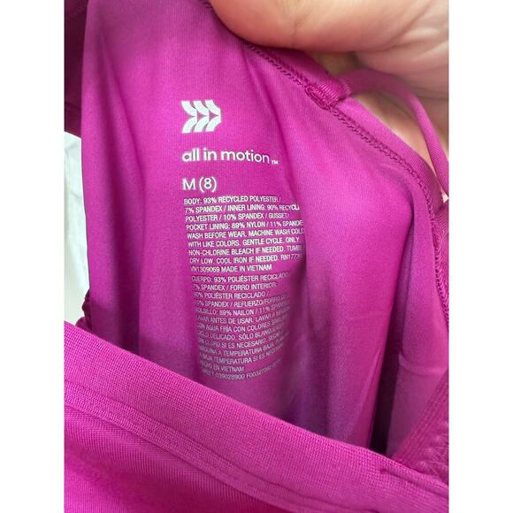 All In Motion Girls Dark Violet Asymmetrical Fashion Active Dress Size M - Picture 5 of 6